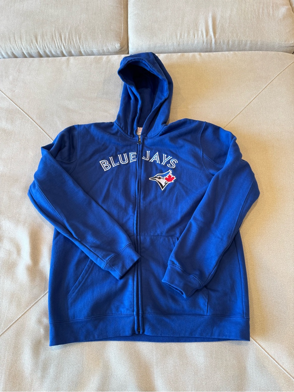 Genuine Merchandise Kids Blue Jays Royal Blue Zip Hoodie
